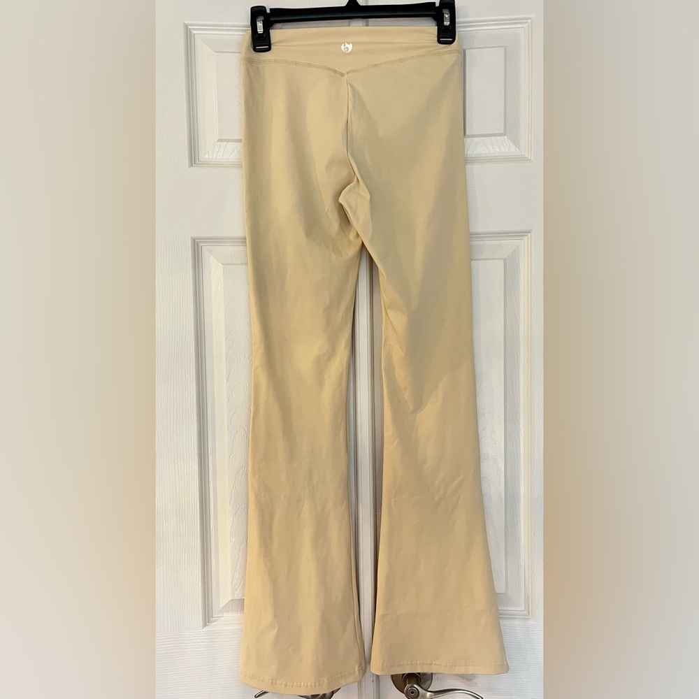 Cream Flared Pants - Picture 4 of 6